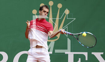 2023-04-10 - Albert Ramos-Vinolas of Spain during day 2 of the Rolex Monte-Carlo Masters 2023, an ATP Masters 1000 tennis event on April 10, 2023 at Monte-Carlo Country Club in Roquebrune Cap Martin, France - TENNIS - ROLEX MONTE CARLO MASTERS 2023 - INTERNATIONALS - TENNIS