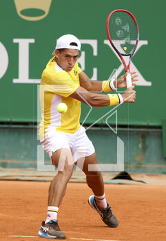 2023-04-10 - Sebastian Baez of Argentina during day 2 of the Rolex Monte-Carlo Masters 2023, an ATP Masters 1000 tennis event on April 10, 2023 at Monte-Carlo Country Club in Roquebrune Cap Martin, France - TENNIS - ROLEX MONTE CARLO MASTERS 2023 - INTERNATIONALS - TENNIS