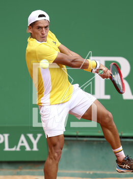 2023-04-10 - Sebastian Baez of Argentina during day 2 of the Rolex Monte-Carlo Masters 2023, an ATP Masters 1000 tennis event on April 10, 2023 at Monte-Carlo Country Club in Roquebrune Cap Martin, France - TENNIS - ROLEX MONTE CARLO MASTERS 2023 - INTERNATIONALS - TENNIS