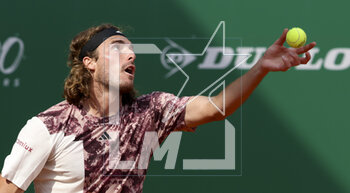 2023-04-10 - Stefano Tsitsipas of Greece during day 2 of the Rolex Monte-Carlo Masters 2023, an ATP Masters 1000 tennis event on April 10, 2023 at Monte-Carlo Country Club in Roquebrune Cap Martin, France - TENNIS - ROLEX MONTE CARLO MASTERS 2023 - INTERNATIONALS - TENNIS