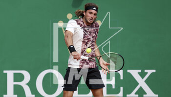 2023-04-10 - Stefano Tsitsipas of Greece during day 2 of the Rolex Monte-Carlo Masters 2023, an ATP Masters 1000 tennis event on April 10, 2023 at Monte-Carlo Country Club in Roquebrune Cap Martin, France - TENNIS - ROLEX MONTE CARLO MASTERS 2023 - INTERNATIONALS - TENNIS