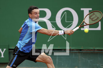 2023-04-10 - Roberto Bautista-Agut of Spain during day 2 of the Rolex Monte-Carlo Masters 2023, an ATP Masters 1000 tennis event on April 10, 2023 at Monte-Carlo Country Club in Roquebrune Cap Martin, France - TENNIS - ROLEX MONTE CARLO MASTERS 2023 - INTERNATIONALS - TENNIS