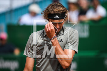 2023-04-11 - Alexander ZVEREV of Germany looks dejected during the Rolex Monte-Carlo, ATP Masters 1000 tennis event on April 11, 2023 at Monte-Carlo Country Club in Roquebrune Cap Martin, France - TENNIS - ROLEX MONTE CARLO MASTERS 2023 - INTERNATIONALS - TENNIS