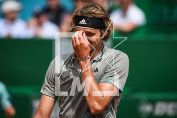 2023-04-11 - Alexander ZVEREV of Germany looks dejected during the Rolex Monte-Carlo, ATP Masters 1000 tennis event on April 11, 2023 at Monte-Carlo Country Club in Roquebrune Cap Martin, France - TENNIS - ROLEX MONTE CARLO MASTERS 2023 - INTERNATIONALS - TENNIS