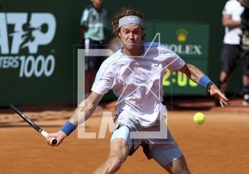 2023-04-11 - Andrey Rublev of Russia during day 3 of the Rolex Monte-Carlo Masters 2023, an ATP Masters 1000 tennis event on April 11, 2023 at Monte-Carlo Country Club in Roquebrune Cap Martin, France - TENNIS - ROLEX MONTE CARLO MASTERS 2023 - INTERNATIONALS - TENNIS
