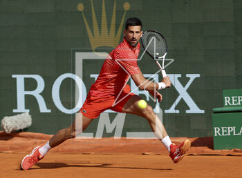 2023-04-11 - Novak Djokovic of Serbia during day 3 of the Rolex Monte-Carlo Masters 2023, an ATP Masters 1000 tennis event on April 11, 2023 at Monte-Carlo Country Club in Roquebrune Cap Martin, France - TENNIS - ROLEX MONTE CARLO MASTERS 2023 - INTERNATIONALS - TENNIS