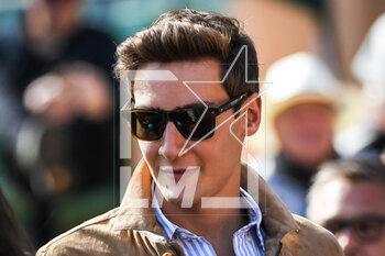 2023-04-11 - George RUSSELLL during the Rolex Monte-Carlo, ATP Masters 1000 tennis event on April 11, 2023 at Monte-Carlo Country Club in Roquebrune Cap Martin, France - TENNIS - ROLEX MONTE CARLO MASTERS 2023 - INTERNATIONALS - TENNIS