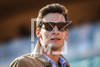 2023-04-11 - George RUSSELL during the Rolex Monte-Carlo, ATP Masters 1000 tennis event on April 11, 2023 at Monte-Carlo Country Club in Roquebrune Cap Martin, France - TENNIS - ROLEX MONTE CARLO MASTERS 2023 - INTERNATIONALS - TENNIS