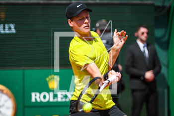 2023-04-12 - Jannik SINNER of Italia during the Rolex Monte-Carlo, ATP Masters 1000 tennis event on April 12, 2023 at Monte-Carlo Country Club in Roquebrune Cap Martin, France - TENNIS - ROLEX MONTE CARLO MASTERS 2023 - INTERNATIONALS - TENNIS