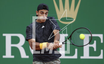 2023-04-12 - Francisco Cerundolo of Argentina during day 4 of the Rolex Monte-Carlo Masters 2023, an ATP Masters 1000 tennis event on April 12, 2023 at Monte-Carlo Country Club in Roquebrune Cap Martin, France - TENNIS - ROLEX MONTE CARLO MASTERS 2023 - INTERNATIONALS - TENNIS