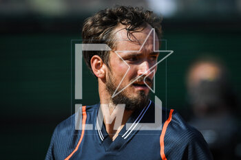 2023-04-12 - Daniil MEDVEDEV of Russia during the Rolex Monte-Carlo, ATP Masters 1000 tennis event on April 12, 2023 at Monte-Carlo Country Club in Roquebrune Cap Martin, France - TENNIS - ROLEX MONTE CARLO MASTERS 2023 - INTERNATIONALS - TENNIS