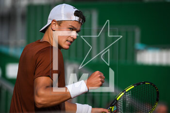 2023-04-12 - Holger RUNE of Denmark celebrates his point during the Rolex Monte-Carlo, ATP Masters 1000 tennis event on April 12, 2023 at Monte-Carlo Country Club in Roquebrune Cap Martin, France - TENNIS - ROLEX MONTE CARLO MASTERS 2023 - INTERNATIONALS - TENNIS