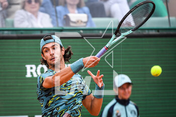 2023-04-13 - Lorenzo MUSETTI of Italia during the Rolex Monte-Carlo, ATP Masters 1000 tennis event on April 13, 2023 at Monte-Carlo Country Club in Roquebrune Cap Martin, France - TENNIS - ROLEX MONTE CARLO MASTERS 2023 - INTERNATIONALS - TENNIS