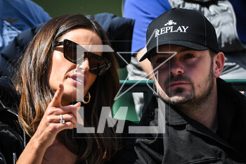 2023-04-13 - Izabel GOULART and Martin GARRIX during the Rolex Monte-Carlo, ATP Masters 1000 tennis event on April 13, 2023 at Monte-Carlo Country Club in Roquebrune Cap Martin, France - TENNIS - ROLEX MONTE CARLO MASTERS 2023 - INTERNATIONALS - TENNIS
