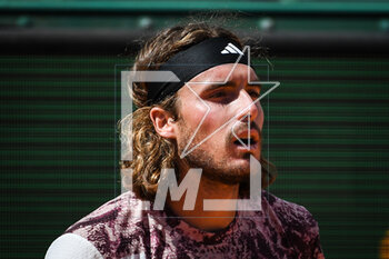 2023-04-13 - Stefanos TSITSIPAS of Greece during the Rolex Monte-Carlo, ATP Masters 1000 tennis event on April 13, 2023 at Monte-Carlo Country Club in Roquebrune Cap Martin, France - TENNIS - ROLEX MONTE CARLO MASTERS 2023 - INTERNATIONALS - TENNIS