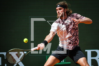 2023-04-13 - Stefanos TSITSIPAS of Greece during the Rolex Monte-Carlo, ATP Masters 1000 tennis event on April 13, 2023 at Monte-Carlo Country Club in Roquebrune Cap Martin, France - TENNIS - ROLEX MONTE CARLO MASTERS 2023 - INTERNATIONALS - TENNIS