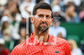 2023-04-13 - Novak DJOKOVIC of Serbia during the Rolex Monte-Carlo, ATP Masters 1000 tennis event on April 13, 2023 at Monte-Carlo Country Club in Roquebrune Cap Martin, France - TENNIS - ROLEX MONTE CARLO MASTERS 2023 - INTERNATIONALS - TENNIS