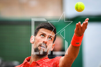 2023-04-13 - Novak DJOKOVIC of Serbia during the Rolex Monte-Carlo, ATP Masters 1000 tennis event on April 13, 2023 at Monte-Carlo Country Club in Roquebrune Cap Martin, France - TENNIS - ROLEX MONTE CARLO MASTERS 2023 - INTERNATIONALS - TENNIS