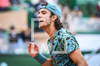 2023-04-13 - Lorenzo MUSETTI of Italia looks dejected during the Rolex Monte-Carlo, ATP Masters 1000 tennis event on April 13, 2023 at Monte-Carlo Country Club in Roquebrune Cap Martin, France - TENNIS - ROLEX MONTE CARLO MASTERS 2023 - INTERNATIONALS - TENNIS