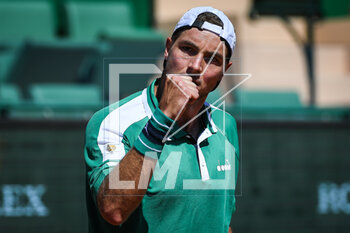 2023-04-14 - Jan-Lennard STRUFF of Germany celebrates his point during the Rolex Monte-Carlo, ATP Masters 1000 tennis event on April 14, 2023 at Monte-Carlo Country Club in Roquebrune Cap Martin, France - TENNIS - ROLEX MONTE CARLO MASTERS 2023 - INTERNATIONALS - TENNIS