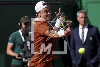 2023-04-14 - Holger Rune of Denmark during day 6 of the Rolex Monte-Carlo Masters 2023, an ATP Masters 1000 tennis event on April 14, 2023 at Monte-Carlo Country Club in Roquebrune Cap Martin, France - TENNIS - ROLEX MONTE CARLO MASTERS 2023 - INTERNATIONALS - TENNIS