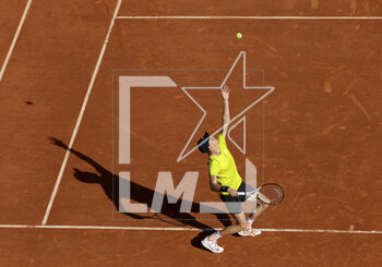 2023-04-14 - Jannik Sinner of Italy during day 6 of the Rolex Monte-Carlo Masters 2023, an ATP Masters 1000 tennis event on April 14, 2023 at Monte-Carlo Country Club in Roquebrune Cap Martin, France - TENNIS - ROLEX MONTE CARLO MASTERS 2023 - INTERNATIONALS - TENNIS