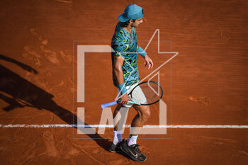 2023-04-14 - Lorenzo MUSETTI of Italia during the Rolex Monte-Carlo, ATP Masters 1000 tennis event on April 14, 2023 at Monte-Carlo Country Club in Roquebrune Cap Martin, France - TENNIS - ROLEX MONTE CARLO MASTERS 2023 - INTERNATIONALS - TENNIS