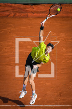 2023-04-14 - Jannik SINNER of Italia during the Rolex Monte-Carlo, ATP Masters 1000 tennis event on April 14, 2023 at Monte-Carlo Country Club in Roquebrune Cap Martin, France - TENNIS - ROLEX MONTE CARLO MASTERS 2023 - INTERNATIONALS - TENNIS