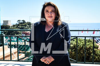 2023-04-16 - Melanie-Antoinette DE MASSY President of the Monegasque Tennis Federation (FMT) during the Rolex Monte-Carlo, ATP Masters 1000 tennis event on April 16, 2023 at Monte-Carlo Country Club in Roquebrune Cap Martin, France - TENNIS - ROLEX MONTE CARLO MASTERS 2023 - INTERNATIONALS - TENNIS