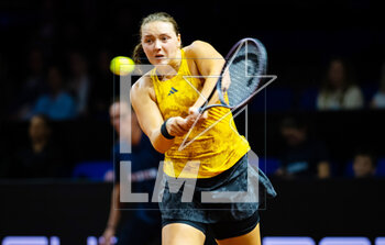 2023-04-19 - Jule Niemeier of Germany in action during the first round of the 2023 Porsche Tennis Grand Prix, WTA 500 tennis tournament on April 19, 2023 in Stuttgart, Germany - TENNIS - WTA - 2023 PORSCHE TENNIS GRAND PRIX - INTERNATIONALS - TENNIS