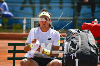 2023-04-25 - Mattia Bellucci (ITA) ATP Challenger Roma Garden Open 2023 Round of 16 on April 25,2023 at Garden Tennis Club in Rome, Italy - ATP CHALLANGER ROMA GARDEN - ROUND OF SIXTEEN - INTERNATIONALS - TENNIS