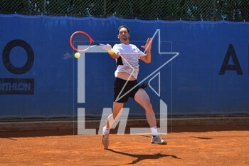 2023-04-25 - Gianluca Mager (ITA) 
ATP Challenger Roma Garden Open 2023 Round of 16 on April 25,2023 at Garden Tennis Club in Rome, Italy - ATP CHALLANGER ROMA GARDEN - ROUND OF SIXTEEN - INTERNATIONALS - TENNIS