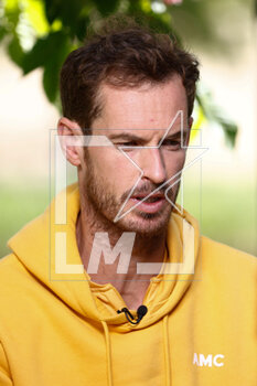 2023-04-25 - Andy Murray of United Kingdom talks to the media during the Mutua Madrid Open 2023, Masters 1000 tennis tournament on April 25, 2023 at Caja Magica in Madrid, Spain - TENNIS - MUTUA MADRID OPEN 2023 - INTERNATIONALS - TENNIS