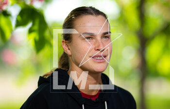 2023-04-25 - Aryna Sabalenka of Belarus during Media Day at the Mutua Madrid Open 2023, Masters 1000 tennis tournament on April 25, 2023 at Caja Magica in Madrid, Spain - TENNIS - MUTUA MADRID OPEN 2023 - INTERNATIONALS - TENNIS