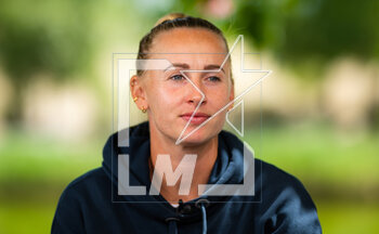 2023-04-25 - Jil Teichmann of Switzerland during Media Day at the Mutua Madrid Open 2023, Masters 1000 tennis tournament on April 25, 2023 at Caja Magica in Madrid, Spain - TENNIS - MUTUA MADRID OPEN 2023 - INTERNATIONALS - TENNIS