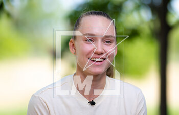 2023-04-25 - Elena Rybakina of Kazakhstan during Media Day at the Mutua Madrid Open 2023, Masters 1000 tennis tournament on April 25, 2023 at Caja Magica in Madrid, Spain - TENNIS - MUTUA MADRID OPEN 2023 - INTERNATIONALS - TENNIS