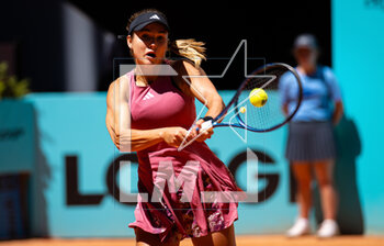 2023-04-26 - Anna Kalinskaya of Russia in action during the first round of the Mutua Madrid Open 2023, Masters 1000 tennis tournament on April 26, 2023 at Caja Magica in Madrid, Spain - TENNIS - MUTUA MADRID OPEN 2023 - INTERNATIONALS - TENNIS