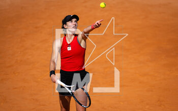 2023-04-26 - Irene Burillo Escorihuela of Spain in action during the first round of the Mutua Madrid Open 2023, Masters 1000 tennis tournament on April 26, 2023 at Caja Magica in Madrid, Spain - TENNIS - MUTUA MADRID OPEN 2023 - INTERNATIONALS - TENNIS