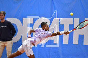 2023-04-29 - Sumit Nagal (IND) during the match
ATP Challenger Roma Garden Open 2023 Mens'S Singles Semifinals on April 29,2023 at Garden Tennis Club in Rome, Italy - SEMIFINALS - ATP CHALLANGER ROMA GARDEN - INTERNATIONALS - TENNIS