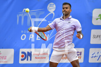 2023-04-29 - Sumit Nagal (IND) during the match
ATP Challenger Roma Garden Open 2023 Mens'S Singles Semifinals on April 29,2023 at Garden Tennis Club in Rome, Italy - SEMIFINALS - ATP CHALLANGER ROMA GARDEN - INTERNATIONALS - TENNIS