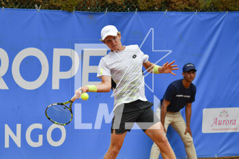 2023-04-29 - Jesper De Jong (NED) during the match
ATP Challenger Roma Garden Open 2023 Mens'S Singles Semifinals on April 29,2023 at Garden Tennis Club in Rome, Italy - SEMIFINALS - ATP CHALLANGER ROMA GARDEN - INTERNATIONALS - TENNIS