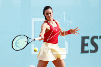 2023-04-28 - Nuria Parrizas of Spain in action against Veronika Kudermetova of Russia during the Mutua Madrid Open 2023, Masters 1000 tennis tournament on April 28, 2023 at Caja Magica in Madrid, Spain - TENNIS - MUTUA MADRID OPEN 2023 - INTERNATIONALS - TENNIS
