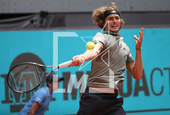 2023-04-30 - Alexander Zverev of Germany during the Mutua Madrid Open 2023, Masters 1000 tennis tournament on April 30, 2023 at Caja Magica in Madrid, Spain - TENNIS - MUTUA MADRID OPEN 2023 - INTERNATIONALS - TENNIS