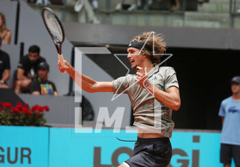 2023-04-30 - Alexander Zverev of Germany during the Mutua Madrid Open 2023, Masters 1000 tennis tournament on April 30, 2023 at Caja Magica in Madrid, Spain - TENNIS - MUTUA MADRID OPEN 2023 - INTERNATIONALS - TENNIS