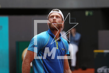 2023-04-30 - Hugo Grenier of France during the Mutua Madrid Open 2023, Masters 1000 tennis tournament on April 30, 2023 at Caja Magica in Madrid, Spain - TENNIS - MUTUA MADRID OPEN 2023 - INTERNATIONALS - TENNIS