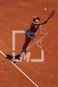 2023-05-01 - Mirra Andreeva (Rus) during the Mutua Madrid Open 2023, Masters 1000 tennis tournament on May 1, 2023 at Caja Magica in Madrid, Spain - TENNIS - MUTUA MADRID OPEN 2023 - INTERNATIONALS - TENNIS