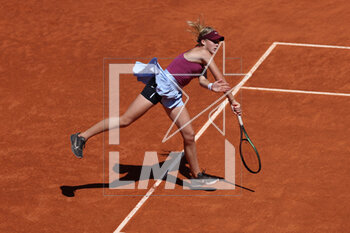 2023-05-01 - Mirra Andreeva (Rus) during the Mutua Madrid Open 2023, Masters 1000 tennis tournament on May 1, 2023 at Caja Magica in Madrid, Spain - TENNIS - MUTUA MADRID OPEN 2023 - INTERNATIONALS - TENNIS