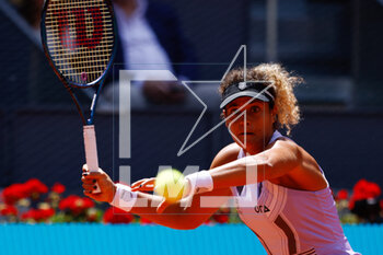 2023-05-02 - Mayar Sherif of Egypt in action against Aryna Sabalenka of Belarus during the Mutua Madrid Open 2023, Masters 1000 tennis tournament on May 2, 2023 at Caja Magica in Madrid, Spain - TENNIS - MUTUA MADRID OPEN 2023 - INTERNATIONALS - TENNIS