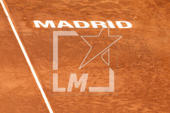 2023-05-03 - Illustration, Madrid over the main court Manolo Santana during the Mutua Madrid Open 2023, Masters 1000 tennis tournament on May 3, 2023 at Caja Magica in Madrid, Spain - TENNIS - MUTUA MADRID OPEN 2023 - INTERNATIONALS - TENNIS