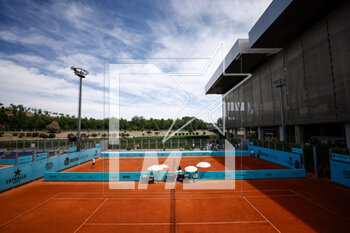 2023-05-03 - General view during the Mutua Madrid Open 2023, Masters 1000 tennis tournament on May 3, 2023 at Caja Magica in Madrid, Spain - TENNIS - MUTUA MADRID OPEN 2023 - INTERNATIONALS - TENNIS
